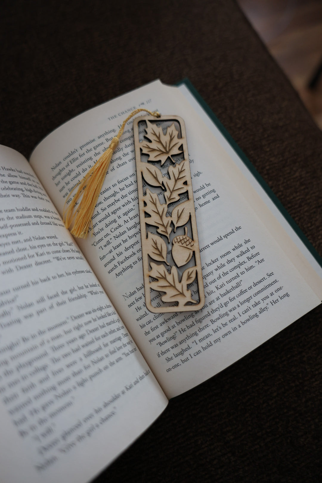 Complete Autumn Wooden Bookmark Collection – 5 Piece Gift Set